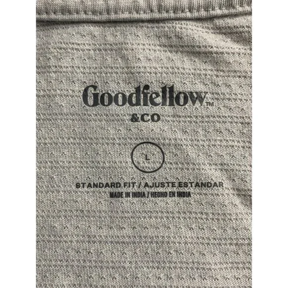 Goodfellow & Co Mens Gray Crewneck Short Sleeve Casual T-Shirt Size Large - Picture 8 of 10